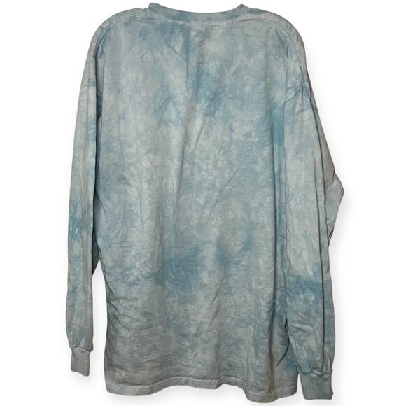 Vintage The Mountain Cats Graphic Long Sleeve Shirt Size XL Blue Tie Dye 2000 - Picture 6 of 9